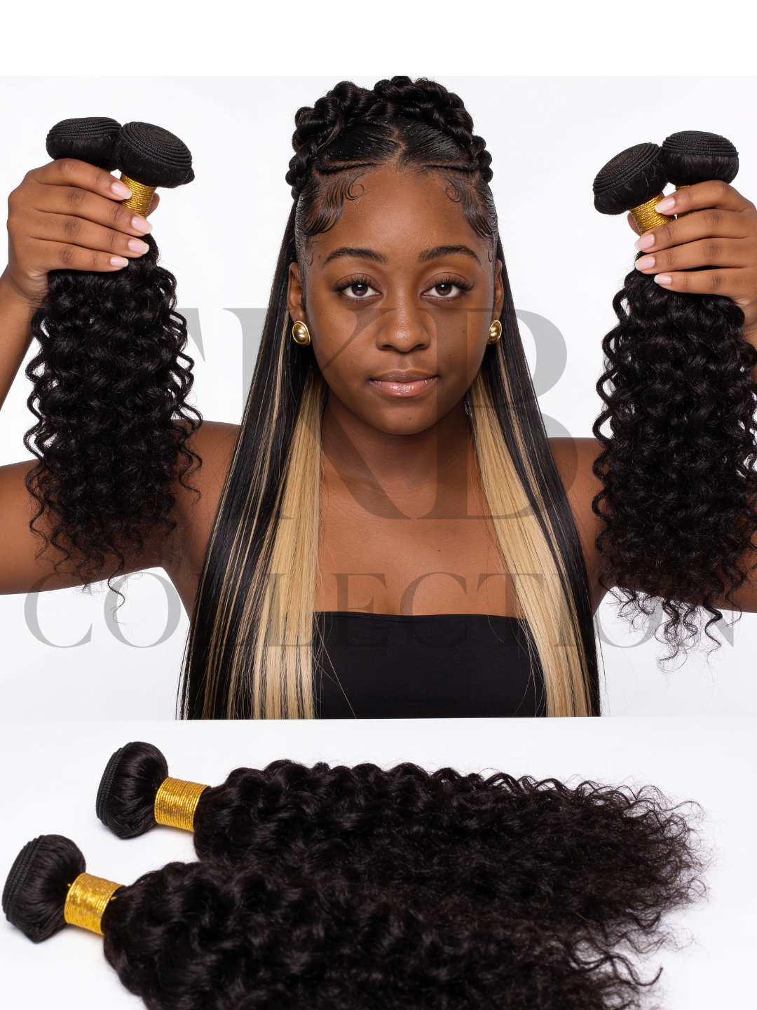 KINKY CURLY ( 3 PAQUETS )