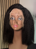 KINKY STRAIGHT - 13X4 CLOSURE  - 12 POUCES